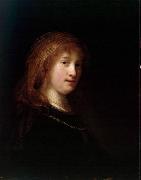 Rembrandt Peale Portrait of Saskia van Uylenburg France oil painting artist